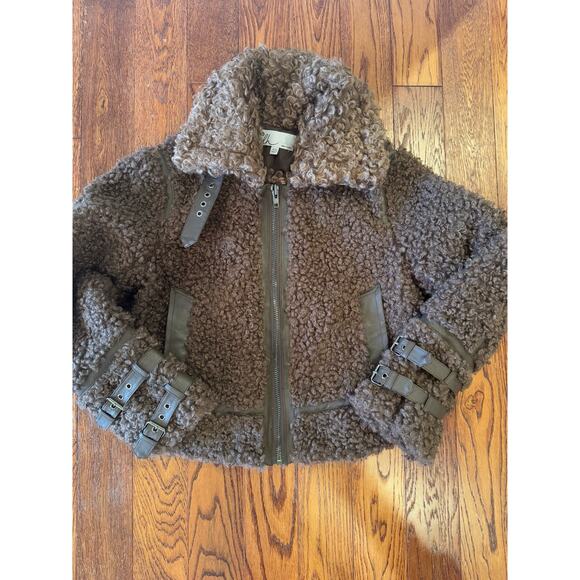 Design History New York Palmer Teddy Women's XS Jacket Coat Faux Fur Buckle Soft - Picture 6 of 16